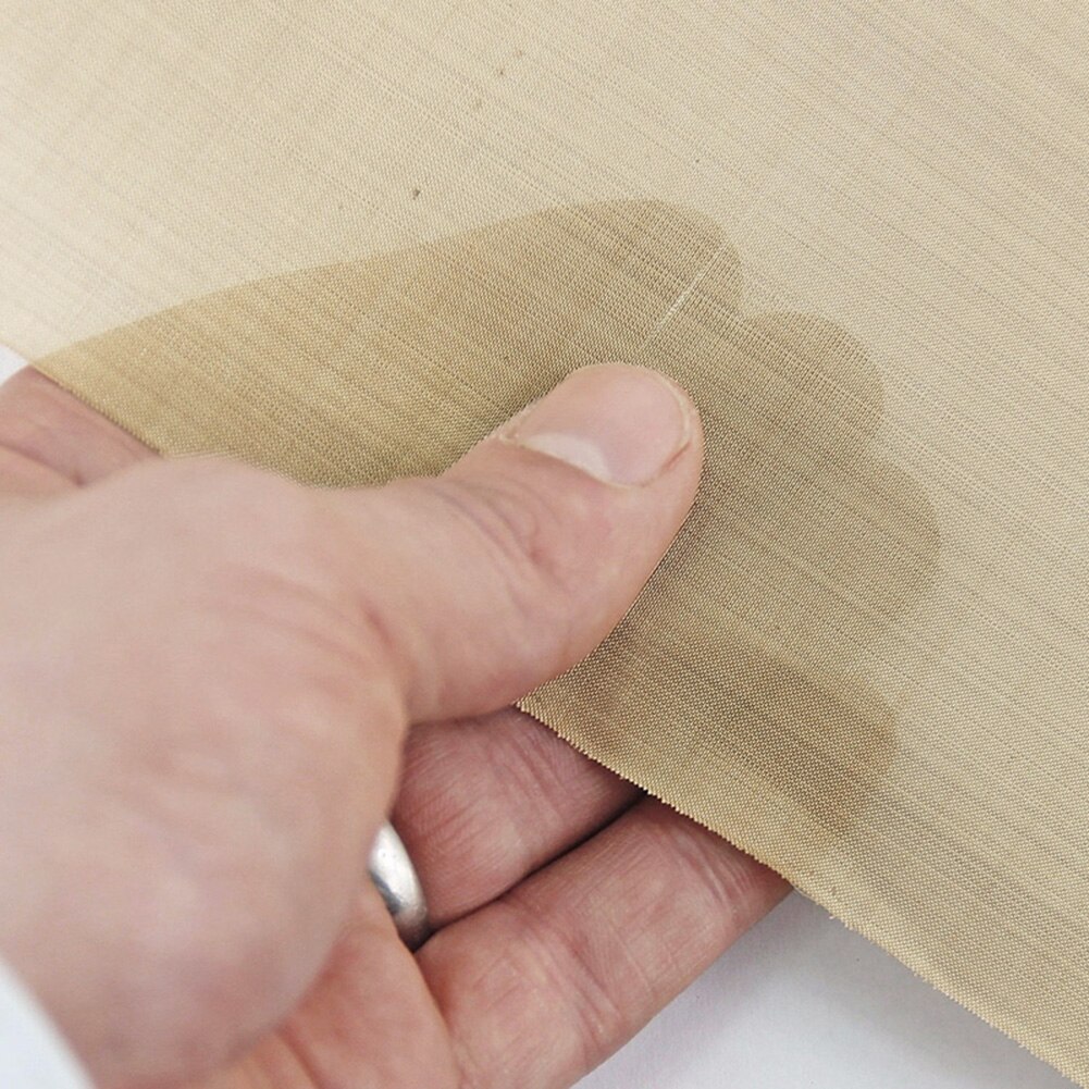Heavy-duty brass mesh braided steel wire filter oil 100 holes A4 plate 210 X 300mm lightweight tool parts