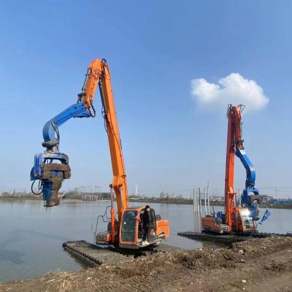 Customizable Pontoon Amphibious Excavator Undercarriage For 5-30 Ton Swamp