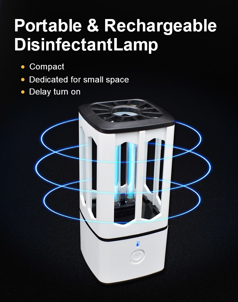 ABS UV Disinfection Products , Uv Light Sterilizer Motion Sensor Safety Application