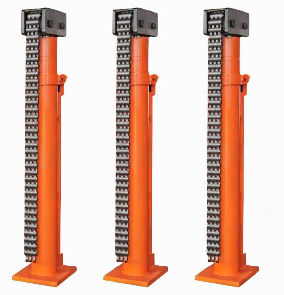 Max Height 0-4600mm Hydraulic Jacks Superior Choice for Oil Tank Construction