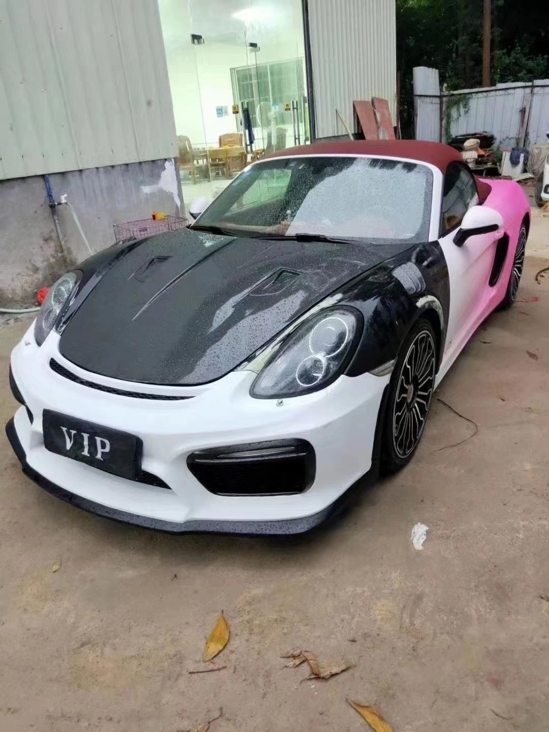 Carbon Fiber Products for Porsche 981 Boxster Carbon Fiber Hood 981 Carbon Fiber Engine Hatch Cover 2013-2015