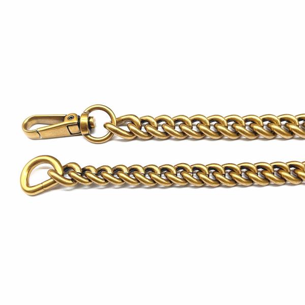 New Aluminum 3.0mm Antique Gold Chain Strap Purse Strap Handles Bag Handbag Chain
