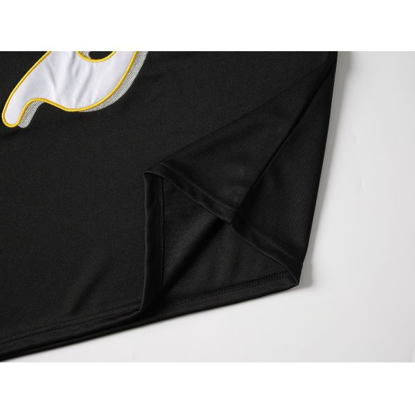 Support Custom Embroidery Digital Pattern Oversized Sports Short-sleeved for Shirt Made 100% Polyester Fiber Breathable Quick