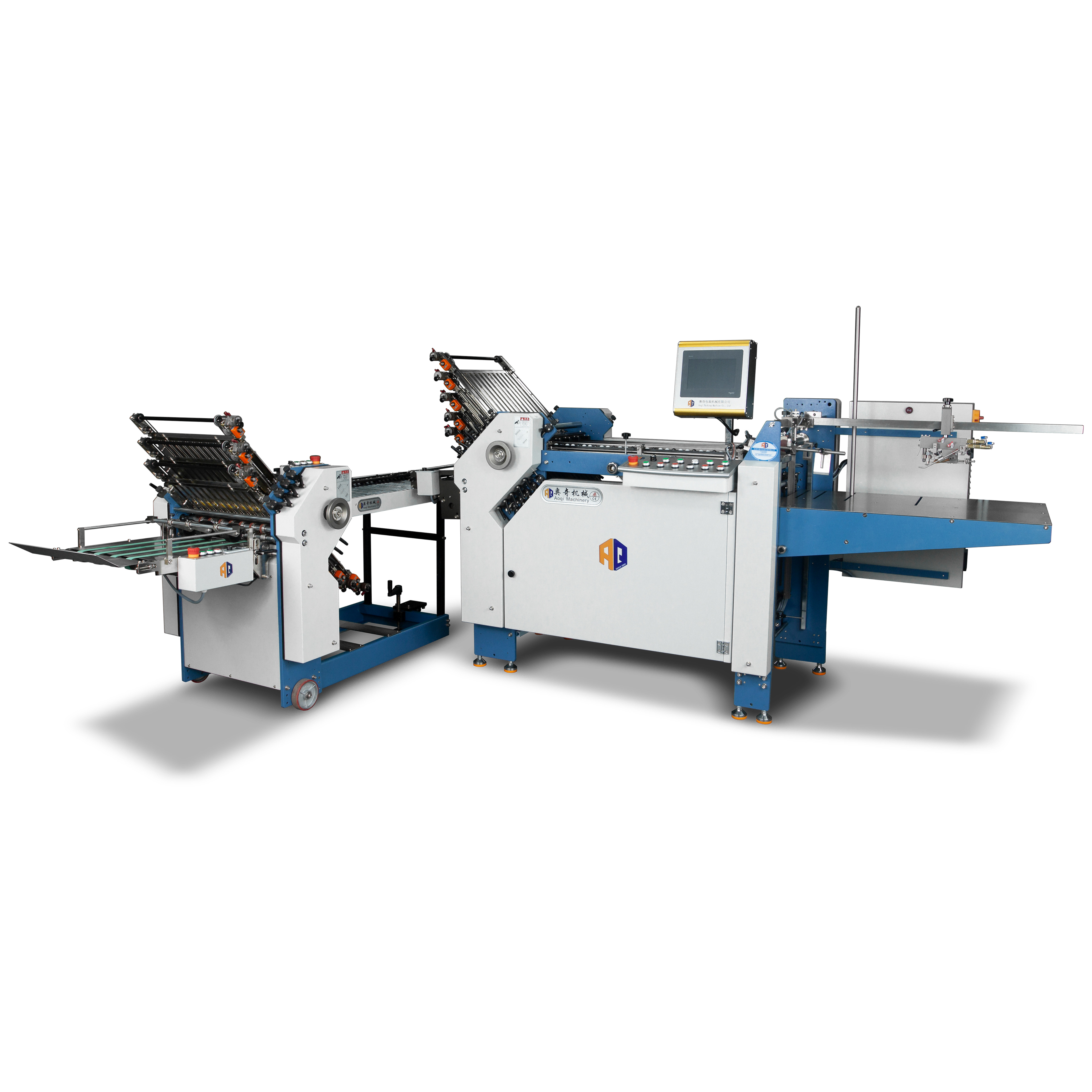 200m/min Automatic Paper Folding Machine Brochure Leaflet Folder Machine