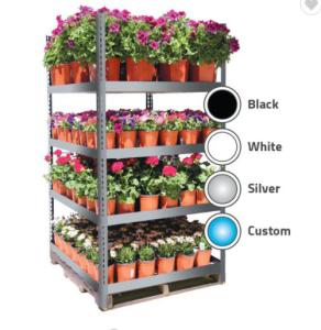 Wholesale Danish Decorative Flower Cart Shelves Shipping Pallet Racks 40*48*72 Inch from china suppliers
