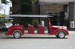 48V DC Motor Electric Classic Cars 8 Person Old Golf Carts For VIP Reception