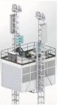 Twin Mast SCE500 Building Site Hoist For 30 Passenger heavy duty lifter/dual