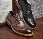 Genuine Leather Men'S Wedding Dress Shoes Handmade Mens Casual Leather Shoes