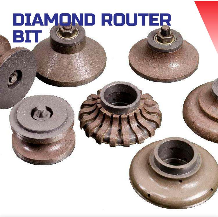 Stone Profile A20 Diamond Router Bits Ceramic Profiling Wheels for Precise Profiling