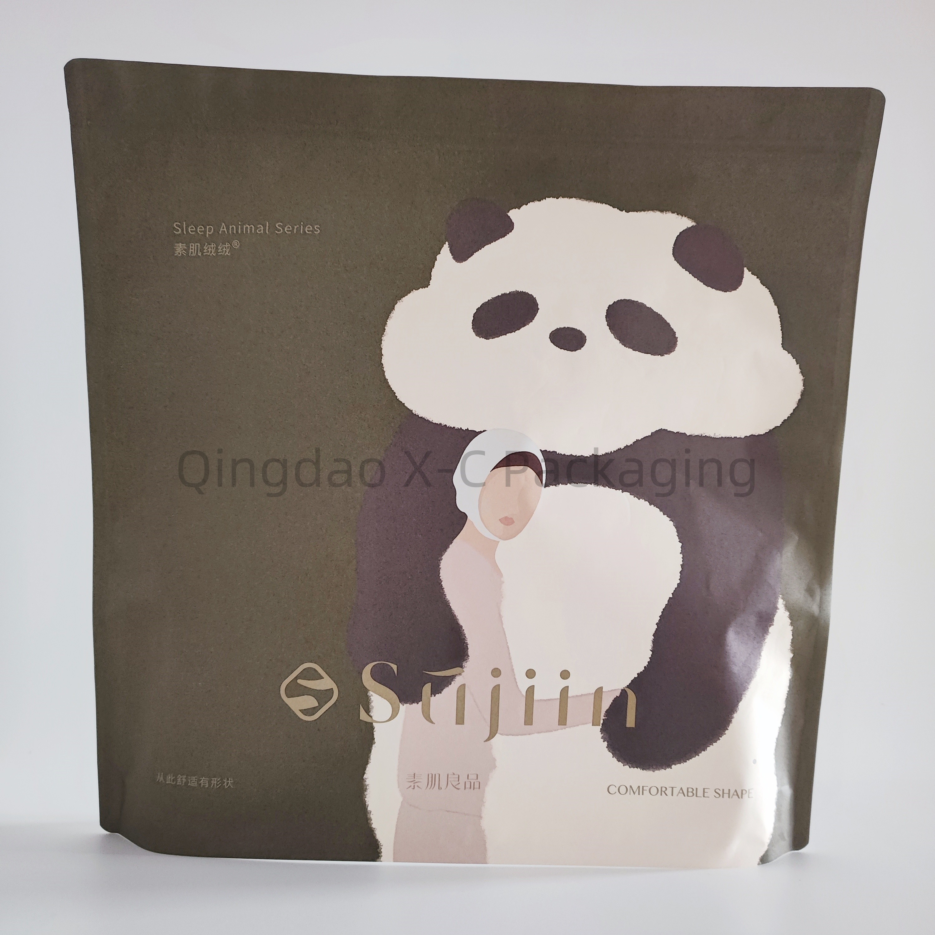 Personalized Brown Kraft Paper Bag In Roll Custom Logo Printed For Carrying