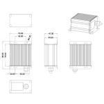 Mdvr Working Vehicle Ups Backup Battery Waterproof Industrial Grade For Cctv
