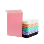 Gravure Printing Pink Printed Poly Bubble Mailers Bags 140g Thickening