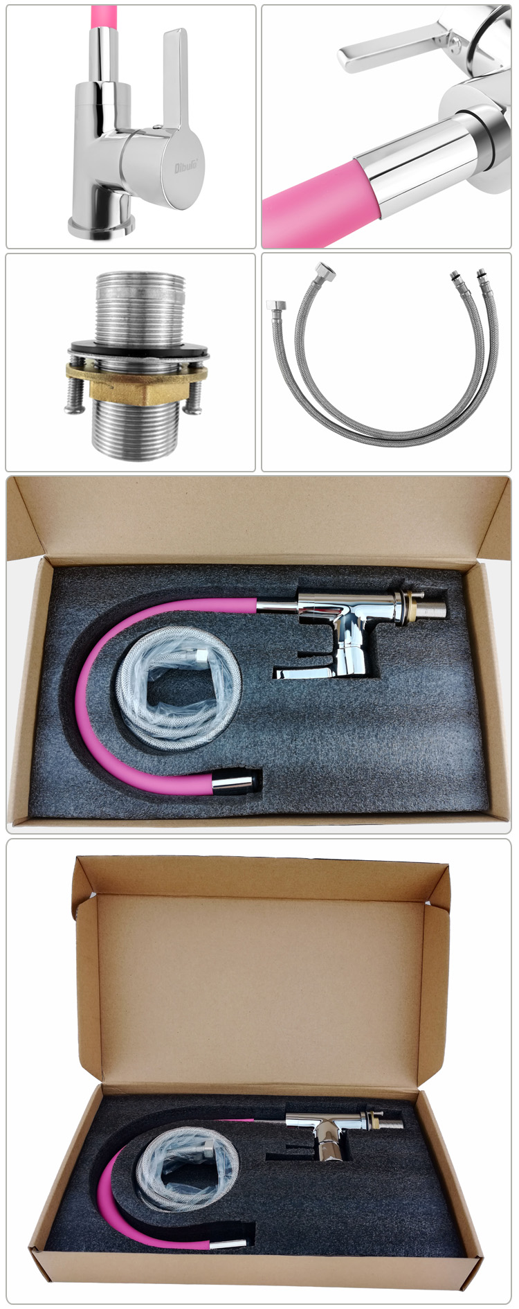 500000Cycles Brass 35mm Kitchen Sink Water Faucet