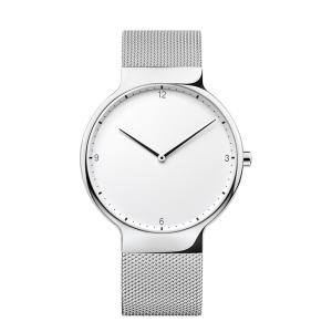 Wholesale Custom logo blank dial silver stainless steel watch with 3atm waterproof from china suppliers
