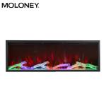 2400mm 98inch Freestanding Electric Fireplace Mixed-Color Fire Electric
