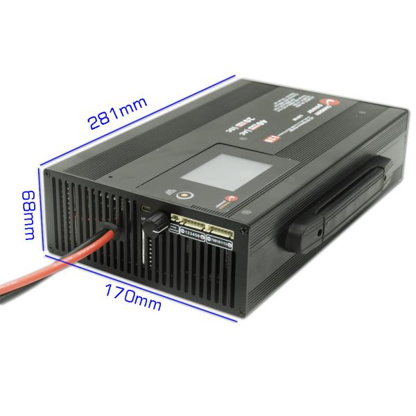 43.8V 1500W Lipo Battery AC DC Balance Charger Discharger For UAV Drones 4S 40A