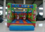 Amusement Park Inflatable Jump House , Small Indoor Bounce House 3.5 X 4 X 2.5m