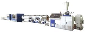 Wholesale UPVC / CPVC Plastic Pipe Production Line Double Vacuum Chamber Structure from china suppliers