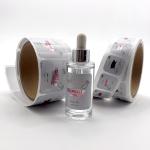White Plastic Bottle Sticker Labels Packaging Labels For Essential Oil