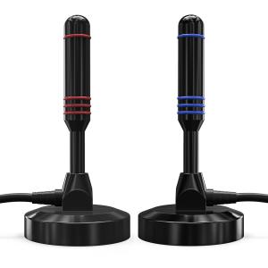 Wholesale Automatic HDTV Digital Indoor Outdoor TV Antenna with Black Powerful Suction from china suppliers
