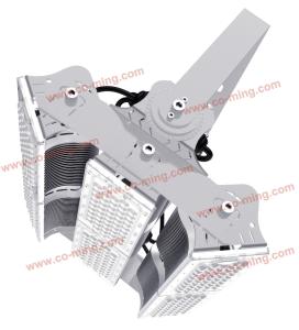 China High Lumen Adjustable LED Flood Lights Dial Compass For Large Venue 600 Watt Power on sale