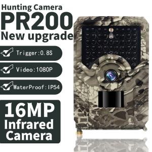 Wholesale Upgrade Hunting Trail Camera PR200 PRO 16MP 1080P High Definition Hunting Camera IP54 Waterproof for Oudoor Hunting from china suppliers