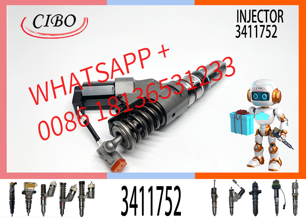 Fuel Injector Compatible for Cummins Engine M11 ISM Replacement 3411752 3087557 3084589