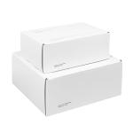 Fashion Style Retangular Mailer Paper Box White Shoes And Clothing Shipping