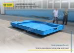 Flat Steel Battery Powered Cart Export No Rail Vehicle With PLC Control