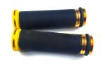 Aluminium Alloy Rubber Aftermarket Motorcycle Hand Grips Replacement B647 65