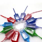 Non Poisonous 30ml Hand Sanitizer Bracelet With Silicone Holder
