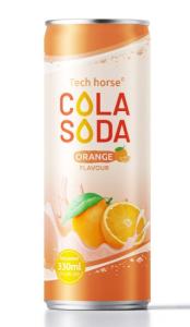 Wholesale Soda Drink OEM Beverage Orange Flavour Cola Drink Canning Service from china suppliers
