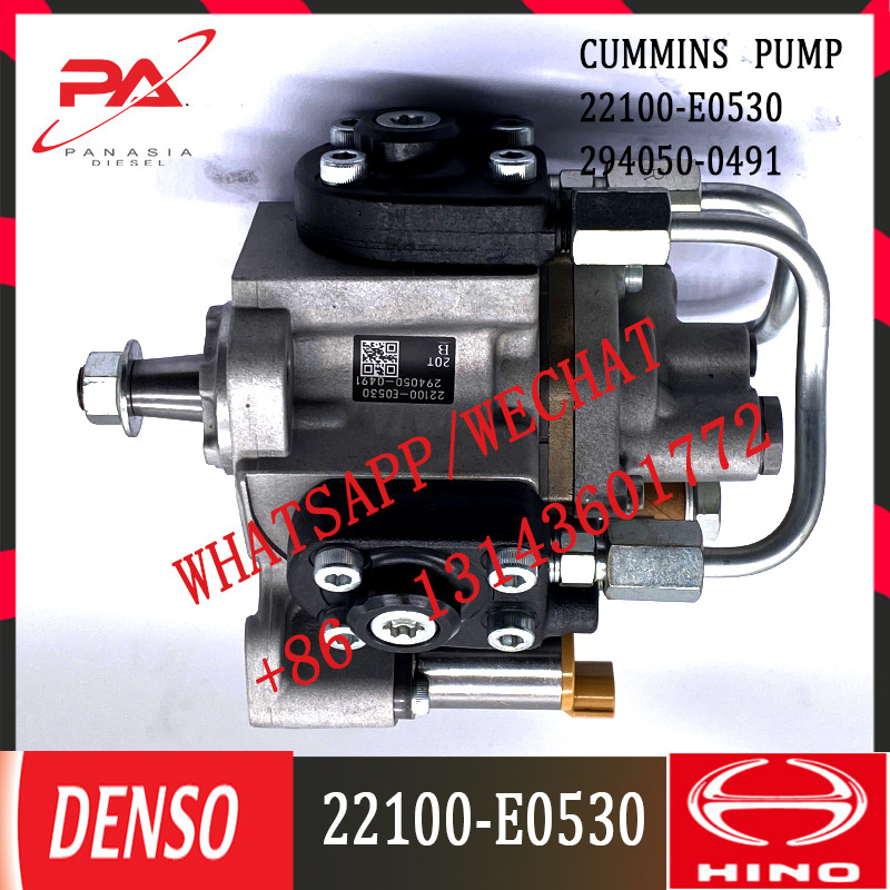 DENSO Diesel fuel HP4 fuel injection pump 294050-0491 22100-E0530 for Hino YM7 2940500491