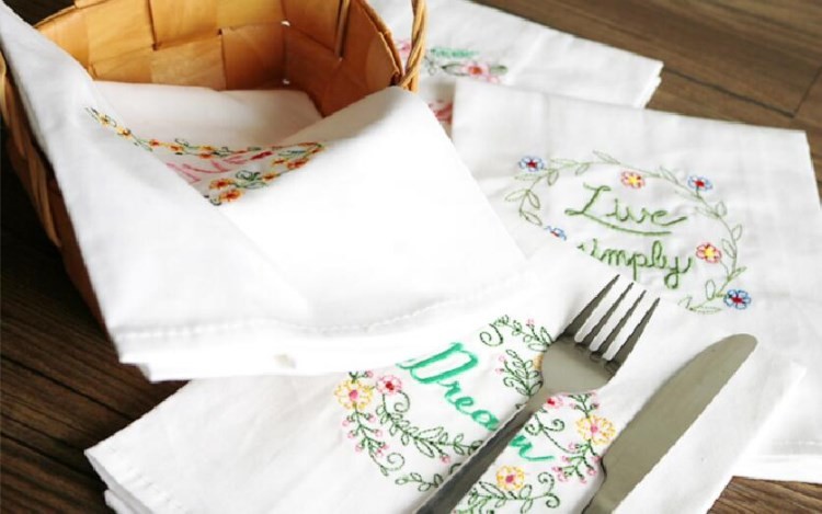 Reusable Eco Tea Towel Custom Design 100% Cotton Dish Kitchen Tea Towels