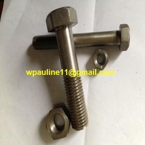 Wholesale ss321 stainless steel hex head bolts machine bolt and nuts from china suppliers