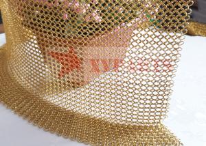 Wholesale Colorful Stainless Steel Round Ring Living Room Cabinet Metal Chain Mail Curtain from china suppliers