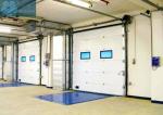 Sectional AC110V 0.376mm Steel Industrial Roll Up Doors