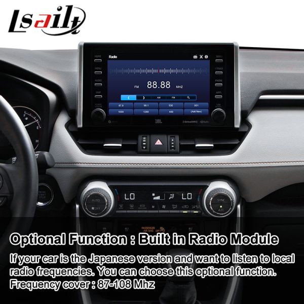 Lsailt Android GPS Navigation Multimedia Interface for 2018-2023 Toyota RAV4 Majesty