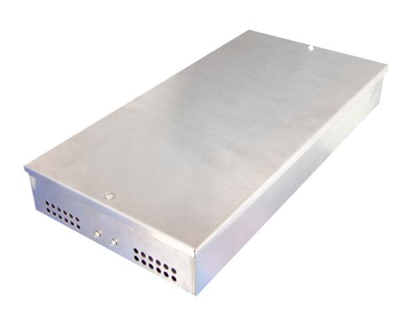 Outdoor Fiber Optic Termination Box 24 Fiber Splicing Distribution Box Black