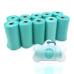 Fully biodegradable 100%compostable pet doggie waste bag dog poo bags