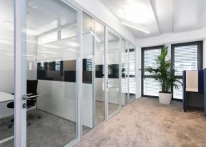 Wholesale Factory Direct Supply Pre-fabricated Glass Partition Wall For Office Meeting Hotel House from china suppliers