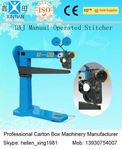 Wholesale Stable Running Cardboard Semi Auto Stitching Manual Operation 1900 X 700 X 1820mm from china suppliers
