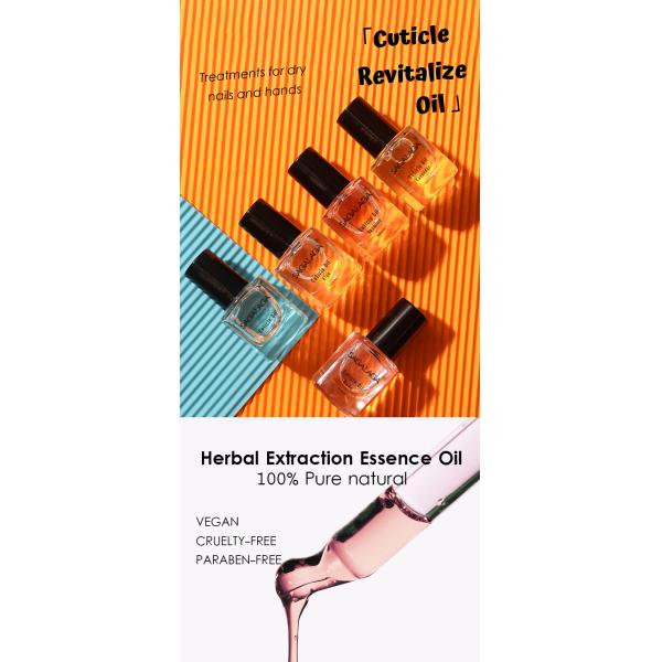 Manicure and Pedicure Nail Care Professional Moisturizing Oil Travel Size Roller Pen Cuticle Oil with Customs Label