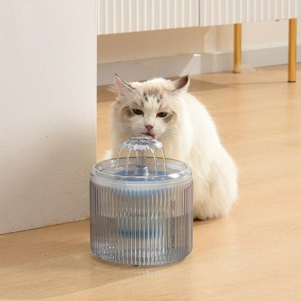 Non Slip Base Pet Water Dispensers Automatic Refilling Water Bowl Energy Star Certified