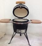 12" CERAMIC BBQ GRILL KAMADO/ Black, Red, Green/ Stainless Cart or Iron Cart