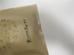 Non Leakage Kraft Paper Pouch , Eco Friendly Stand Up Pouches For Food Packaging