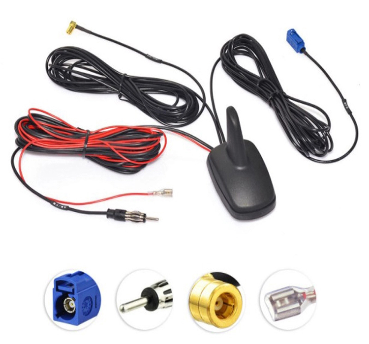 GPS DAB AM FM Combo External Car Antenna 1575.42mhz With Fakra