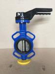 Dn100 4 Inch Pn16 Epdm Rubber Seat Wafer Type Ductile Iron Double Acting