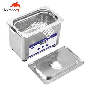 Wholesale SUS304 Stainless Steel Commercial Ultrasonic Cleaner 0.8L For Glasses Jewelry Skymen from china suppliers