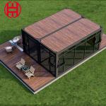 Detachable Container Apartment Prefabricated Wooden Log Cabin Homes for Modern